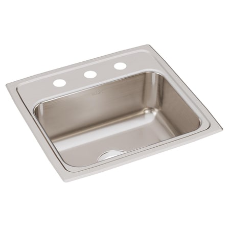 Elkay Lustertone Ss 19X18X7.6 Single Bowl Drop-In Sink With Quick-Clip LRQ19183